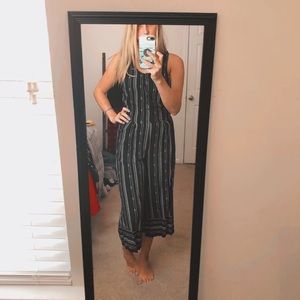 Black and white jumpsuit